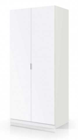 Armario 2 puertas Low Cost en  blanco