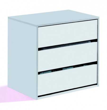 CAJONERA DE ARMARIO DE 60 3 CAJONES MAYA EN BLANCO
