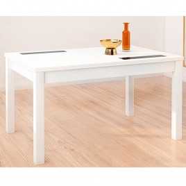 Mesa de comedor extensible cristal lara