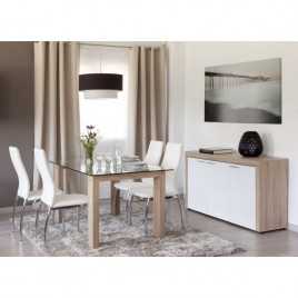 SILLA EN  POLIPIEL MODELO ROCIANA EN VARIOS COLORES
