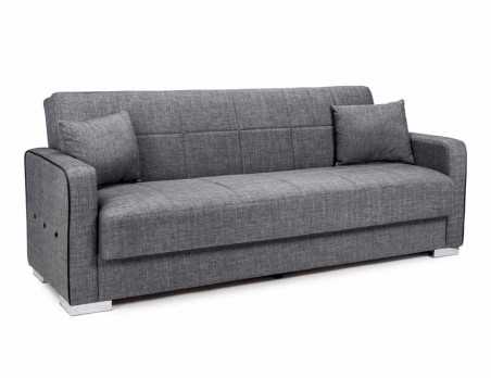 SOFA CAMA TIERRA EN GRIS Y BEIGE