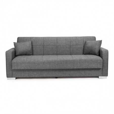 Sofa cama tierra en gris y beige