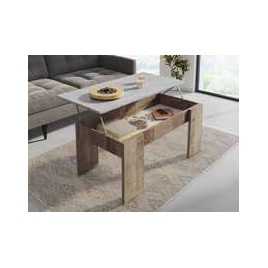 MESA CENTRO MODELO LONDINES EN ROBLE LAMINADO Y GRIS MUEBLE CON ENVÍO EN 72 HORAS 61,00 € 50,41 €