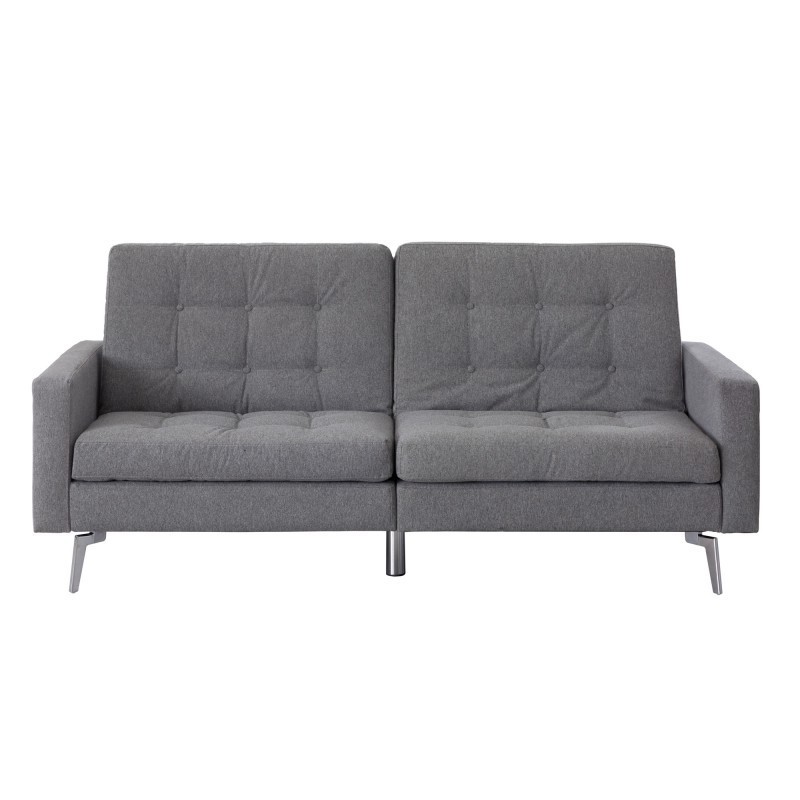 sofá cama clic clac tela gris numancia