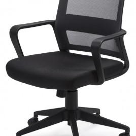 SILLA OFICINA CIRIA EN NEGRO PATAS NEGRO