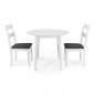 Set de mesa +2 sillas modelo pia en madera lacada Set de mesa +2 sillas modelo pia en madera lacada