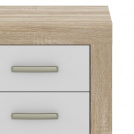MESITA DE NOCHE MODELO LAFNE COLOR CAMBRIAN BLANCO