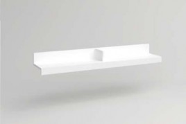 MUEBLE DE T.V. MODELO ELIS+ESTANTE EN BLANCO NATURA