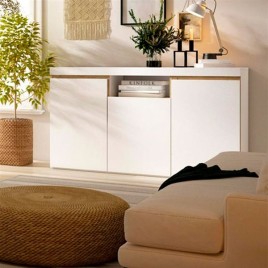 SALON COMPLETO ELIS EN BLANCO MATE/NATURA