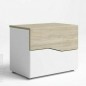 Dormitorio matrimonio modelo new couple en sahara y blanco mesitas cannes Dormitorio matrimonio modelo new couple en sahara y blanco mesitas cannes