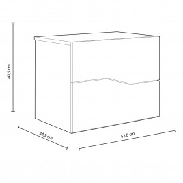 Cabecero y 2 mesitas modelo Couple en blanco y mesitas Cannes Dormitorios de matrimonio 104,00 € 85,95 €