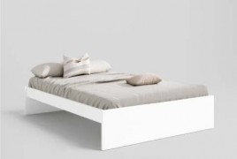 Cama Lyon Con Cuatro Cajones Blanca Matrimonio 150X190 Cm. ( No