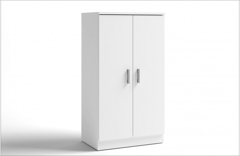 Mueble Zapatero 1 cajón + estantes blanco y cemento