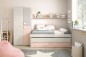 Cama doble juvenil nube + estante Cama doble juvenil nube + estante