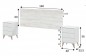 Mesitas de tres cajones dreams blanco artik Mesitas de tres cajones dreams blanco artik