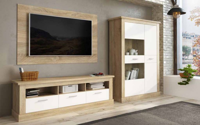 MUEBLE BAJO DE TELEVISIÓN MODELO CHELLÉN