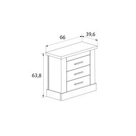 Dormitorio  chellen 12 color cambrian blanco