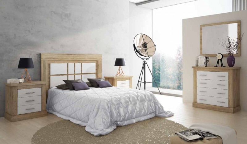 Dormitorio modelo chellen ambiente 02 color cambria blanco Dormitorio modelo chellen ambiente 02 color cambria blanco