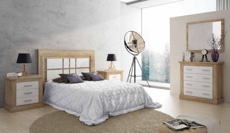 Dormitorio modelo chellen ambiente 02  color cambria blanco