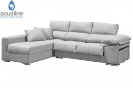 Sofá chaiselongue izquierdas copi gris con arcon