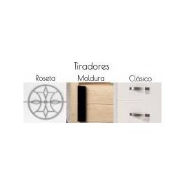 Vitrina una  puerta 55  cristal 2 cajones, versalles