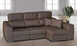 chaiselongue Gema derechas  tapizado en magnol priedra.