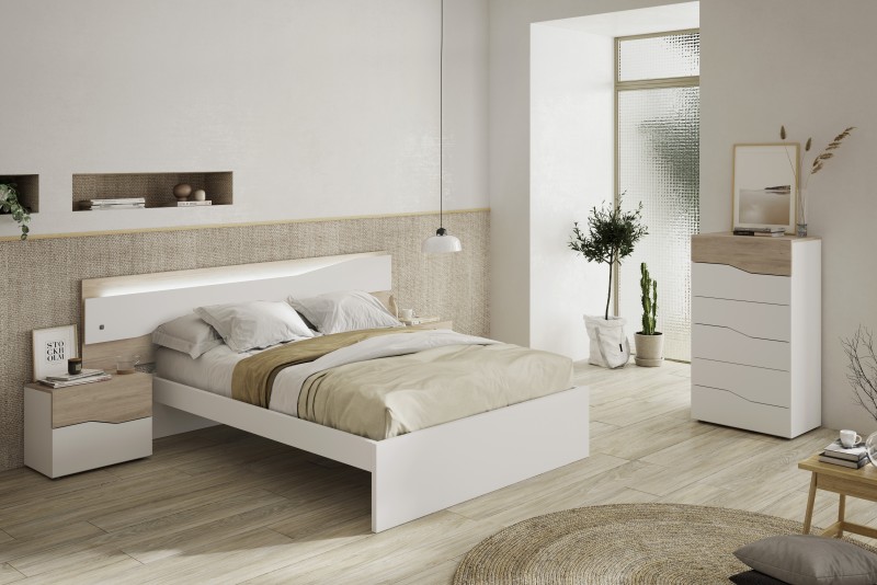 Cabecero cama 135 madera blanco al mejor precio - Página 8