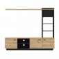 Salon Poly Pody artisan y roble negro Salon Poly Pody artisan y roble negro