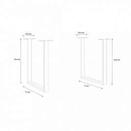 Mesa de comedor  modelo Forza roble sonoma
