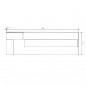 Dormitorio completo modelo córdoba con comoda y espejo Dormitorio completo modelo córdoba con comoda y espejo