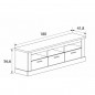 Modulo tv Chellen 180CM Modulo tv Chellen 180CM
