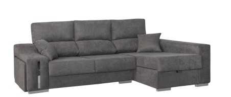 Chaiselongue oscar derechas color gris oscuro