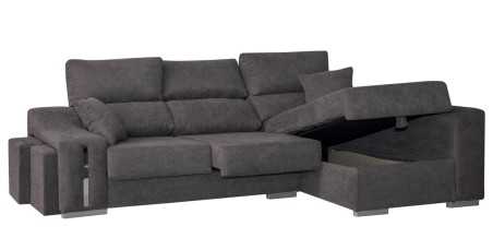 Chaiselongue oscar derechas color gris oscuro