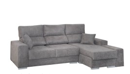 Chaiselongue Arleen reversible color gris