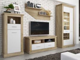 COMPOSICION SALON CHELLEN 04 luces leds COLOR CAÑON