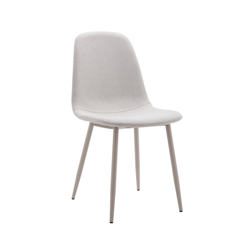 Silla comedor Mila patas crema
