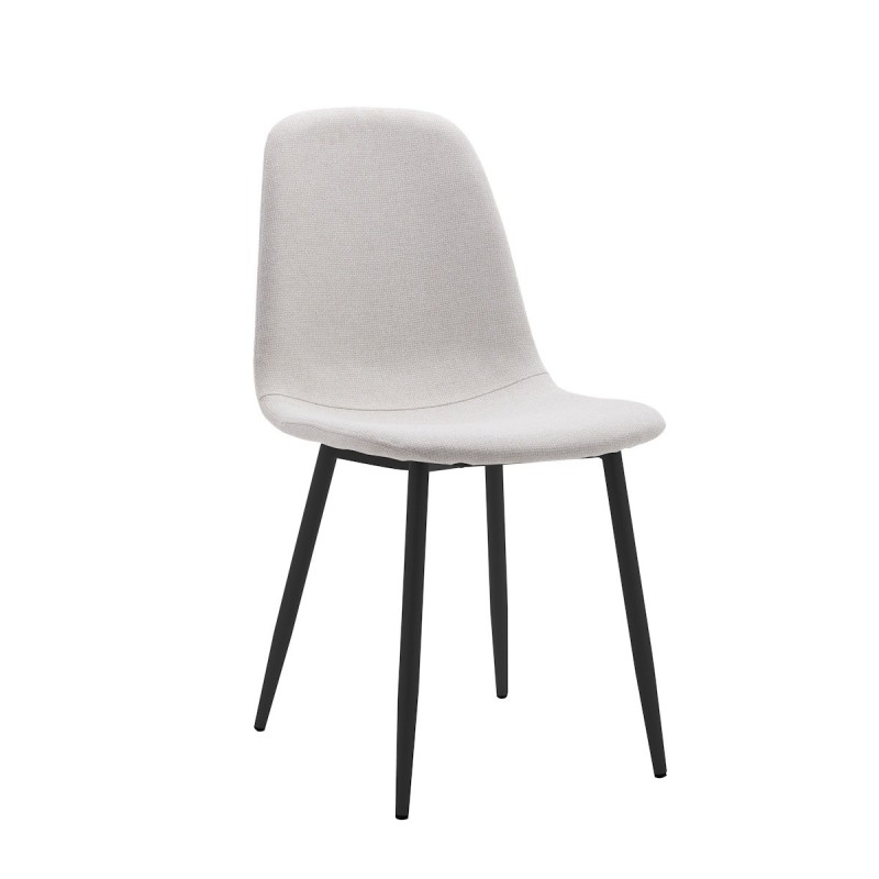 Silla comedor Mila patas negro