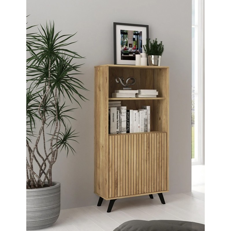 Mueble Bar Solana | Estilo Nórdico y Almacenaje Inteligente para Tu Salón