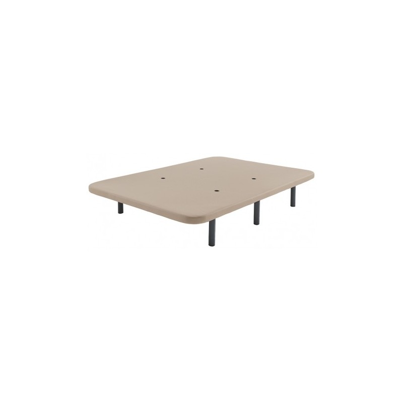 Base tapizada covadonga con aireadores y juego de 7 patas